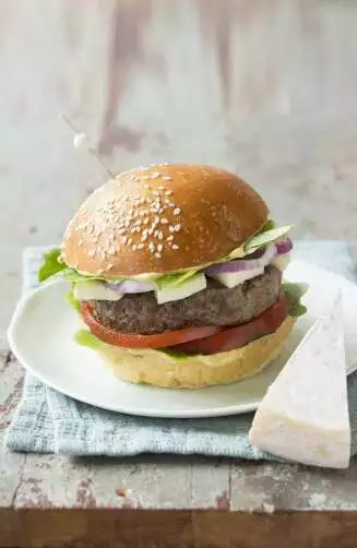 voir la recette Burger montagnard au Reblochon, Rebloburger